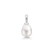 Julie Sandlau vedhæng Afrodite vedhæng rhodineret sølv  perle