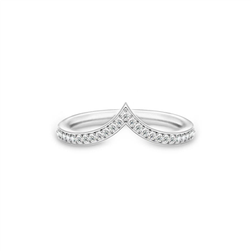 Julie Sandlau Ocean Crest ring rhodineret sølv cz str. 48-60
