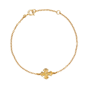 Lund Copenhagen Dagmarkors armbånd 8 kt. guld (16-18 cm)