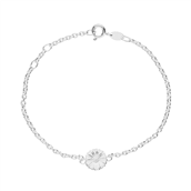 Lund Copenhagen Marguerit armbånd 9 mm sølv (17-19 cm)