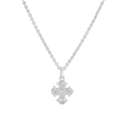 Lund Copenhagen collier med Dagmarkors 10x9 mm sølv (45 cm)