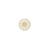 Lund Copenhagen Marguerit broche forgyldt sølv - 18mm
