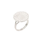 Lund Copenhagen Marguerit ring 18 mm sølv (str. 49-62)