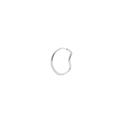 Maria Black 'Copenhagen' hoop sølv (20 mm)