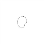Maria Black 'Copenhagen' hoop sølv (25 mm)