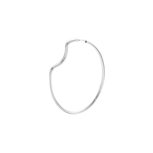 Maria Black 'Copenhagen' hoop sølv (50 mm)