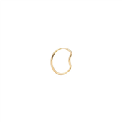 Maria Black 'Copenhagen' hoop forgyldt sølv (20 mm)