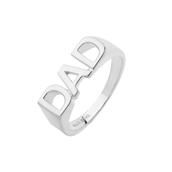 Maria Black 'DAD +' ring sølv (str. 62-64)