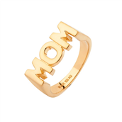 Maria Black 'MOM +' ring forgyldt sølv (str. 62-64)