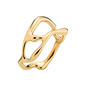 Maria Black 'Iris' ring forgyldt sølv (str. 46-64)