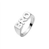Maria Black 'BRO' ring sølv (str. 46-64)