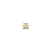 *Mads Z Black Sun bead 14 kt. m. 4 x 0,02 ct. W.SI
