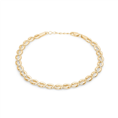 Mads Z 8 kt. armbånd (17 - 19 cm.)