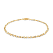 Mads Z armbånd 8 kt. guld m. cz (19 cm)