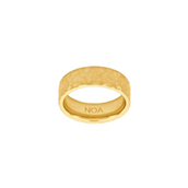 SON of NOA Ring m. hamret overflade forgyldt stål (str. 56-70)