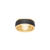 SON of NOA Ring m. sort carbon forgyldt stål (str. 56-70)