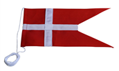 Nordahl Andersen Dannebrog Splitflag 10,5 x 18,5 cm 