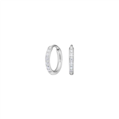 Pure Titanium creoler m. cz (12 mm)