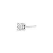 SON of NOA ørestik sølv m. 3mm zirkoniasten (1 stk.)