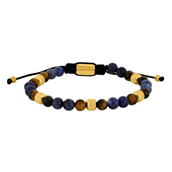 SON of NOA armbånd forgyldt stål m. sten (19-25 cm)