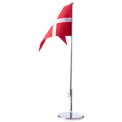 Nordahl Andersen Flagstang forkromet 40cm massiv rund dåbsfod 