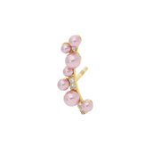 Nuni Copenhagen Philadelphia Rose ørering forgyldt sølv (1 STK.) - Højre