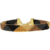 Nuni Copenhagen Janis Blackie armbånd forgyldt sølv m. perler (16+3 cm)