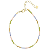 Nuni Copenhagen Kira Forest armbånd forgyldt sølv m. perler (16+3 cm)
