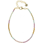 Nuni Copenhagen Nanna Pastel Dream armbånd forgyldt sølv m. perler (16+3 cm)