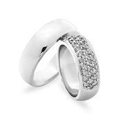 Nuran ring brill. 0,55 ct. w/vs. (kun damering)