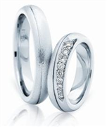 Nuran vielsesringe 14kt med 0,20ct w/vs
