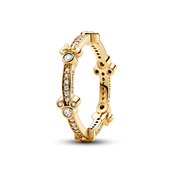*Pandora Disney Mickey & Minnie Mouse ring fg. metalblanding (str. 48-60)