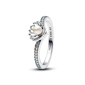 Pandora Disney Princess Ariel Muslingeskal ring sølv (str. 48-60)
