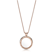 *Pandora Floating Locket halskæde rosaforgyldt sølv 60 cm