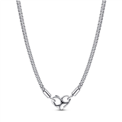 Pandora Moments halskæde sølv m. charm (45 cm)