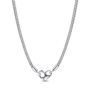Pandora Moments halskæde sølv m. charm (45 cm)