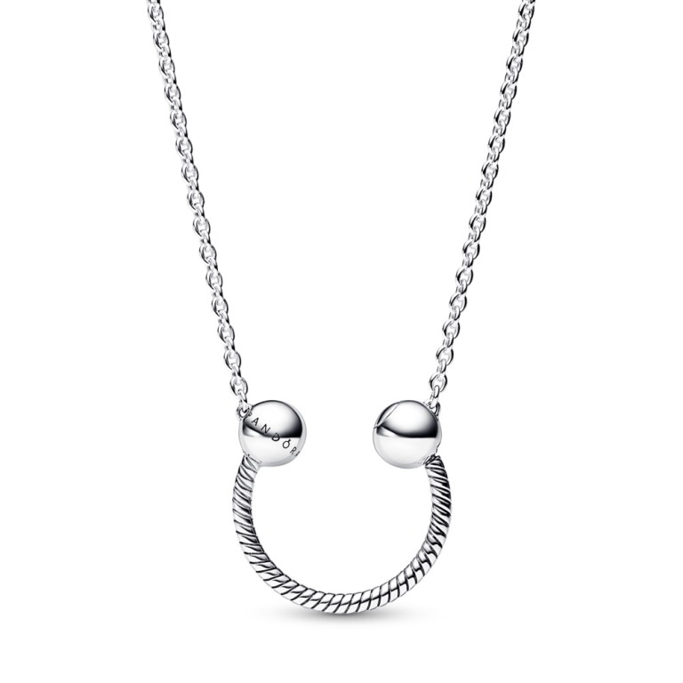 Afvise agitation nøje Pandora Moments halskæde U-formet charm vedhæng sølv (45 cm) | Pandora -  Køb hos pindj.dk