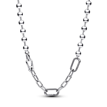 Pandora ME halskæde metalperle og led sølv (45 cm)