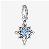 Pandora Disney Askepot Blå Stjerne Vedhæng sølv m. blå krystal