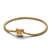 Pandora Slægtstræ slangekædearmbånd forgyldt metalblanding (16-23 cm)