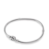 Pandora armbånd sølv P-lås, (16-23 cm)