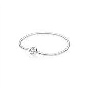Pandora armbånd sølv rund lås 16-23 cm