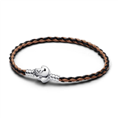 Pandora DISNEY Løvernes Konge armbånd læder/sølv (17,5-20,5 cm)