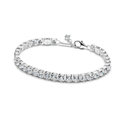 Pandora Funklende Tennisarmbånd sølv m. cz (16-20 cm)