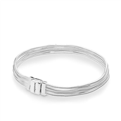 *Pandora REFLEXIONS armbånd sølv m. multi slangekæde 18 cm