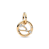 Pandora Zodiac Taurus charm forgyldt metalblanding m. cz (Tyr)