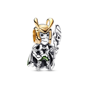 Pandora MARVEL Loki charm sølv m. emalje og cz