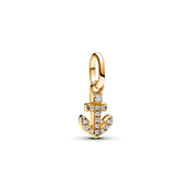 Pandora ME Anker Minicharm forgyldt metalblanding m. cz