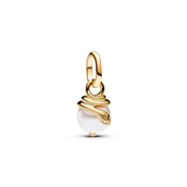 Pandora ME Perlemorsslange Minicharm forgyldt metalblanding m. perle