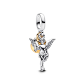 Pandora Amor charm sølv + forgyldt metalblanding